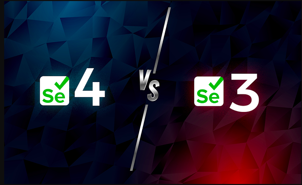 selenium 3 vs selenium 4